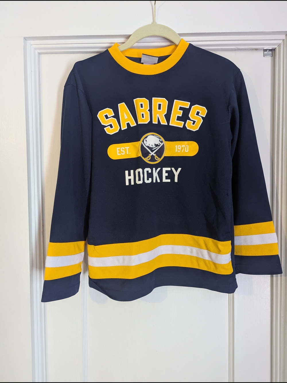 Sabres Hockey Navy & Yellow Sweatshirt